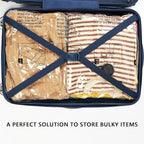 Vacuum Storage Bags with Electric Pump, Compression Packing Bags for Travel Luggage, Space Saver for Clothing Clothes Bedding