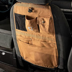Carhartt Universal Nylon Duck Automotive Seat Back Organizer, Organization for Work and Kids, Gravel