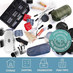 CleverMade Collapsible Utility Crate, Stone, 1PK - 32L (8 Gal) Collapsible Storage Bins, Holds 40lbs Per Bin - Plastic Stacka