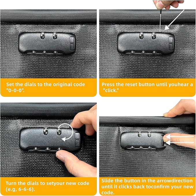 Medium Next of Kin Box Organizer with Smart Labels, Fireproof Foldable File Organizer with Combination Lock, 10 Hanging Files