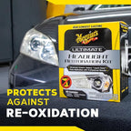 Meguiar's Ultimate Headlight Restoration Kit - The Perfect Headlight Repair Kit to Remove Yellowing and Cloudiness from Headl