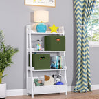 RiverRidge Folding Storage Bins with Handles Olive Cube Storage Organizer for Closet, Bedroom & Playroom - Closet Organizers 