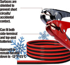 CARTMAN 2 Gauge 16 Feet Jumper Cable 800AMP Heavy Duty Booster Cables with Carry Bag
