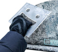 FrostGuard Scrape Buddy Car Ice Scraper Scrape with a Smile - Quickly Remove Frost, Ice and Snow from Your Vehicle Windows and Wiper Blades - Acrylic with Comfort Neoprene Sleeve - Clear Frost