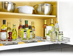 LYNK PROFESSIONAL® Pull Out Spice Organization for Cabinets - 8-3/8 inch Wide – Spice Rack for Inside Cabinets, Slide Out Spi