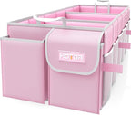 HOTOR Trunk Organizer for suv - Car Organizer, Foldable Trunk organizer for SUVs & Sedans, Sturdy Car Organization for Car Acc