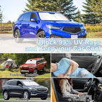 3PCS Car Window Shades Front Windshield Sun Shade Foldable Window Shade Custom Fit for Acura MDX 2014-2020 Accessories Car Shades for Front Windows Anti-UV Rays Block Heat