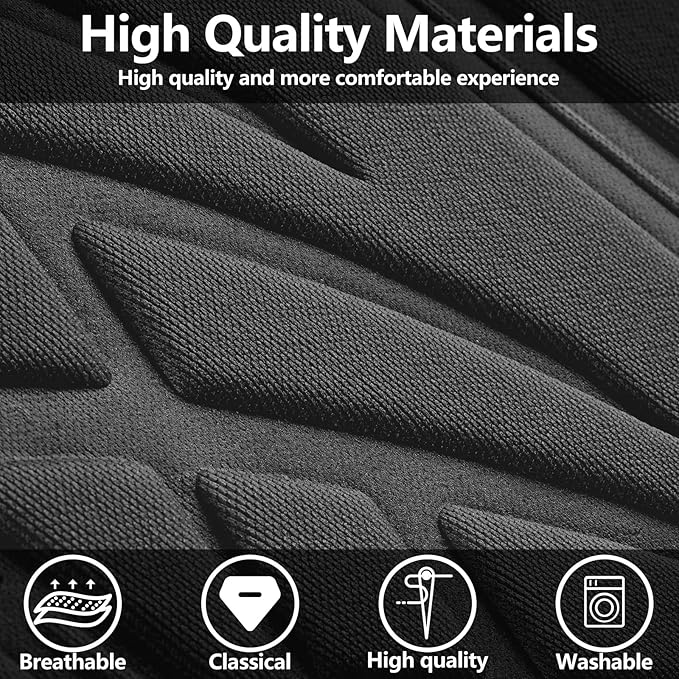 Car Seat Covers Premium Cloth, Washable Seat Covers, Car Seat Covers Front Seats, Elastic Fabric Airbag Compatible Automotive