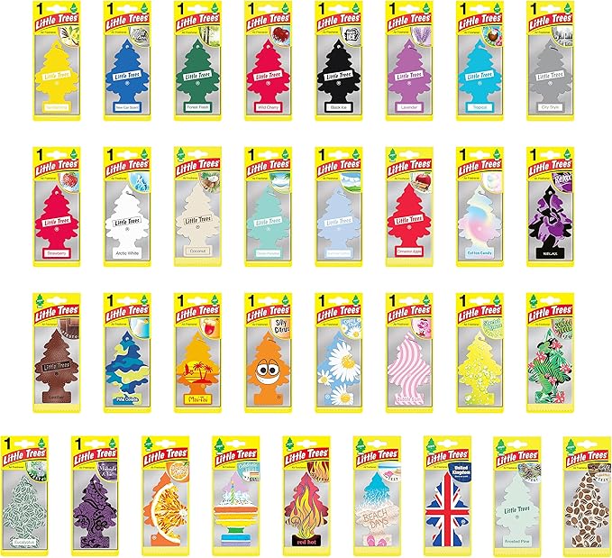 LITTLE TREES Car Air Freshener | Hanging Paper Tree for Home or Car | Lavender | 24 Pack
