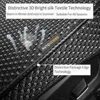 Auto Newer 2 PCS Breathable Universal Four Seasons Car Seat Covers，Luxury Car Seat Cushion，Protectors for Front Seat Bottoms,