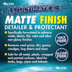 STAR BRITE Ultimate Matte Finish Speed Detailer & UV Protectant - Matte Finish Protectant for Wraps, Motorcycles, Cars, & Tru