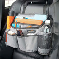 High Road SwingAway Front Seat Car Organizer for Daily Driving Essentials with Side Bottle and Cup Holders