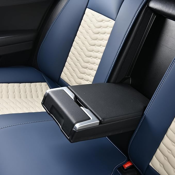 FLORICH Front Seat Covers, Leather Seat Covers, Universal Car Seat Covers 2PCS, Waterproof Car Seat Protector, Driver Seat Co
