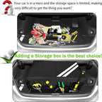 YOSRTER for Dodge Charger Durango Challenger Ram Car Trunk Organizer Collapsible Storage Box with Handle Foldable Lid Non
