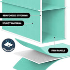 Simple Houseware 10 Shelves Hanging Shoes Organizer Holder for Closet, Turquoise
