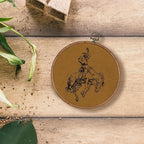 KSDUT Western Cowboy Horse Wall Art Decor - Brown Bucking Southwestern Wall Art Canvas Frame Hanging Prints, Mid Century Mode