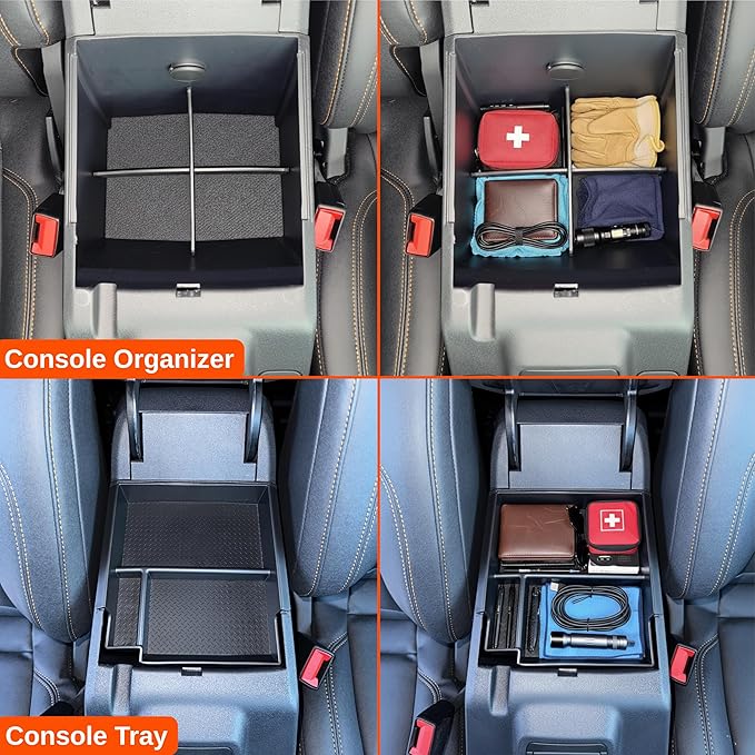 Vehicle OCD – Center Console Divider and Tray for Ford Bronco (2021-2024) – Made in USA – SLX518