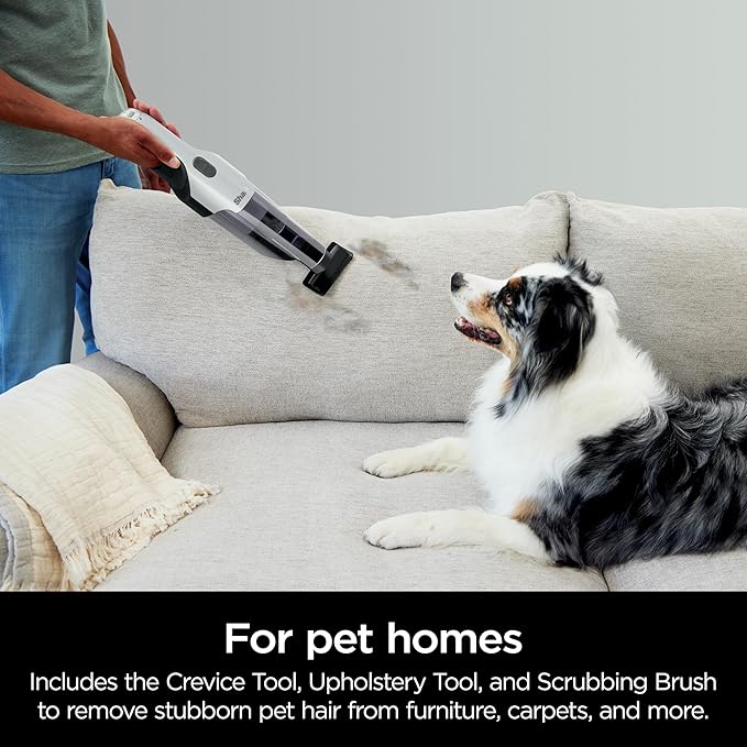 Shark Cyclone PET Handheld Vacuum with, HyperVelocity Suction, Powerful Pet Hair Pickup, Lightweight, XL Dust Cup, Including 