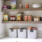 NaturalCozy Storage Cubes 11 Inch Cotton Rope Woven Baskets for Organizing, 3-Pack | Cube Storage Bin | Square Storage Basket