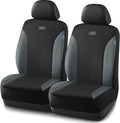 Skechers Car Seat Covers, Work Leather Seat Covers 5-Times Stronger Built-in Webbing, Oxford Fabric Front Seat Covers, Airbag