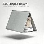 Vailando Shoe Organizer for Closet - Cylindrical Shoe Storage Organizer with Adjustable Dividers for Closet, Foldable Shoe St