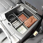 Vehicle OCD - Lower Center Console Organizer for Dodge RAM 1500 (2009-18), RAM 2500/3500 (2010-18), RAM 1500 Classic (2019-24) - Made in USA - not for console with CD player - SLX127