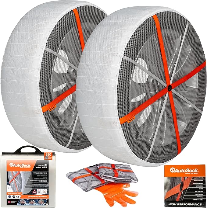 Snow Socks for Tires, Grip Boost Traction Device (HP830)