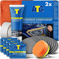 ATG Headlight Restoration Kit - Universal Car Headlight Cleaner and Restorer Kit - Headlight Restorer kit for Plastic car Hea
