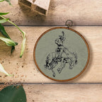 KSDUT Western Cowboy Horse Green Wall Art Decor - Brown Bucking Southwestern Wall Art Canvas Frame Hanging Prints, Mid Centur