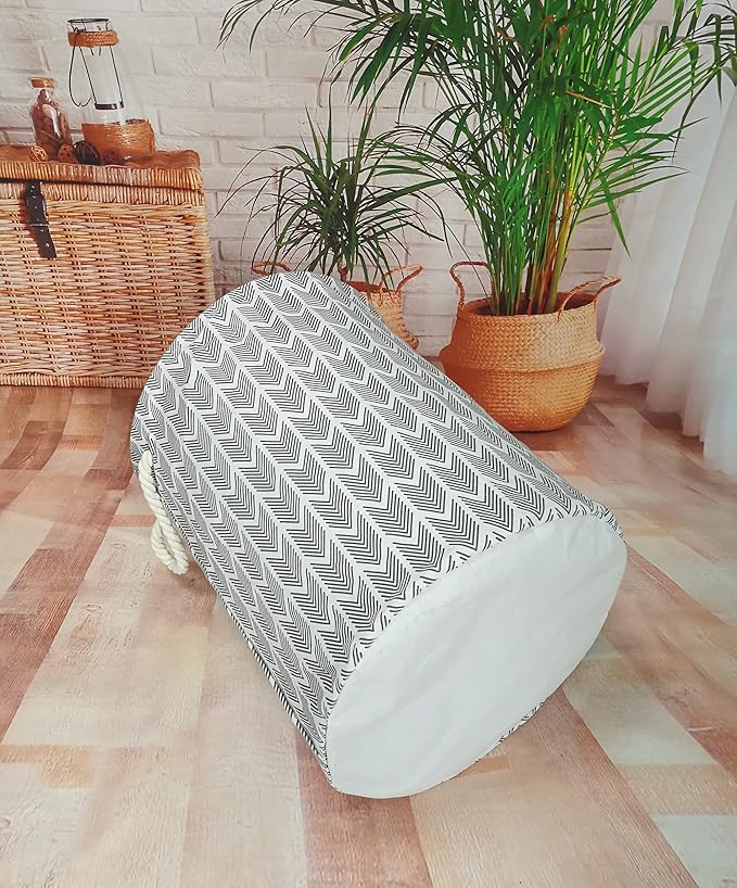 Round Laundry Basket Storage Bins Nursery Hamper Gift Baskets for Home,Office,Home Decor
