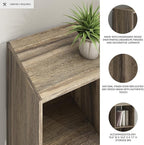 Signature Design by Ashley Shallifer 8 Cube Storage Organizer or Bookcase, Brown