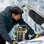 Stanley J7C09D 1400 Peak Amp Automotive Jump Starter, Portable Power - Triple 15W USB Ports, 120 PSI Air Compressor for