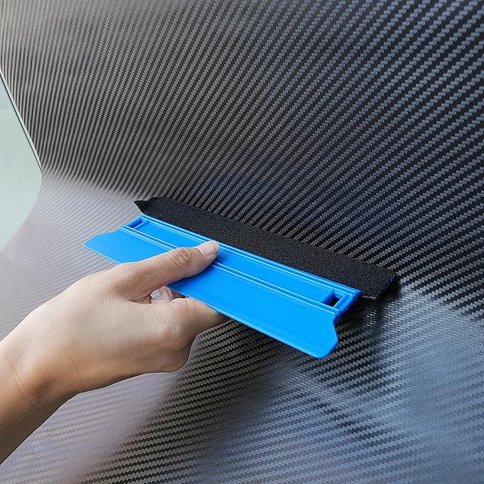 Umaki 8.3inch Large Vinyl Wrapping Felt Squeegee with 4inch Vinyl Squeegee Applicator for Fastly Installing Vehicle Tinting Film Graphic or Wallpaper, Finish Smoothing/Cleaning Work, 3pack