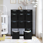 Cube Storage Organizer with Storage Bins Included - The Perfect Closet Organizers and Storage Solution. Includes 12 Storage C