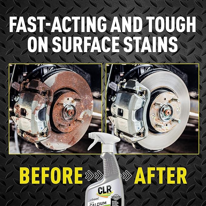 CLR Brands Automotive Calcium, Lime & Rust Remover Spray, 22 oz., Cleaning Spray for Multiple Surfaces, EPA Safer Choice Cert