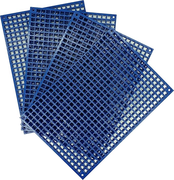 Organizer Genie - Four Blue Pegboard Set to organize your Sockets, Wrenches, Pliers, Screwdrivers, Bits and All Other Tools L
