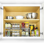 LYNK PROFESSIONAL® Pull Out Spice Organization for Cabinets - 10-3/8 inch Wide – Spice Rack for Inside Cabinets, Slide Out Sp