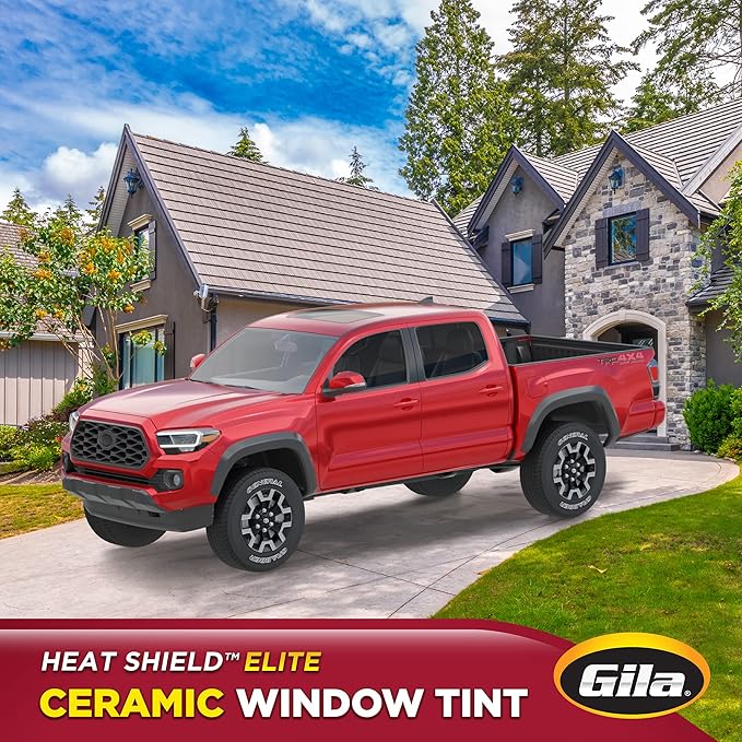 Gila®Heat Shield Elite™ Truck & SUV 20% VLT Automotive Ceramic Window Tint DIY Advanced Heat Control Glare Control 2.5ft x 10ft (30in x 120in)