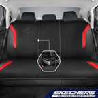 Skechers Memory Foam Car Seat Covers, Air Cool Mesh Thick Seat Covers, Car Seat Full Sets, Airbag Compatible, Automotive Comf