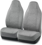 Road Comforts Car Seat Covers for Front Seat, High Back Heavy Duty Breathable Flax Seat Protector, Airbag, Not Seat Belt Comp