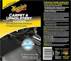 Meguiar's Carpet & Upholstery Cleaner – Deep Cleaning Power Removes Stains and Odors – G9719, 19 oz
