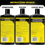 Meguiar's Ultimate 3 Step Paint Care Kit, Car Detailing and Polishing Kit