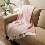 DII Woven Throw Collection 100% Cotton, Basketweave, 50x60, Spice (Pack of 2)