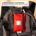 Thrive Mini First Aid Kit - Waterproof Rip-Stop Travel First Aid - Compact Hiking Supplies & Safety Kit - for Home Medical Us