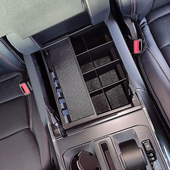 Vehicle OCD - Center Console Organizer for Ford F150 (2021-2026) (full console w/bucket seats ONLY) - Made in USA - Select 2024-2026 models - SLX169