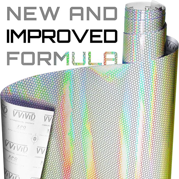 VViViD Micro Bio HEX+ Air-Tint Headlight Taillight Tint Vinyl Roll (17.9" x 60", Clear)