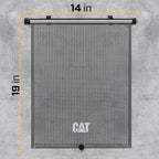 CAT® Window Shades Car Accessories - Car Shades for Back Windows Baby Visor - Retractable Window Blinds for SUV, Truck, & Car Sun Shade Window Screen - Car Window Shade for Baby - 14in x 19in