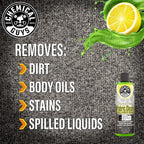 Chemical Guys Foaming Citrus Fabric Clean, Carpet and Upholstery Cleaner - Car Carpet Cleaner for Seats, and Floor Mats, Safe