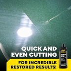 Meguiar's M11032 Mirror Glaze Ultra Pro Speed Compound, Rubbing Compound for Cars Removes Up to 1,200 Grit Sanding Marks and Leaves a Swirl-Free, High-Gloss Finish, 32 Oz or 1 Gal