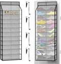 Kotkn 24-Pair Over Door Shoe Organizer for Family & Kids, Double Sided | Hanging Storage for Sneakers, Boots, Toys & Room Org